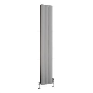 Eastbrook Guardia 1800 x 280 Matt Grey Aluminium Designer Radiator