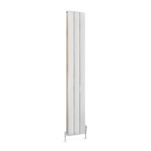Eastbrook Guardia 1800 x 280 Matt White Aluminium Designer Radiator