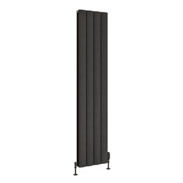 Eastbrook Guardia 1800 x 375 Matt Anthracite Aluminium Designer Radiator