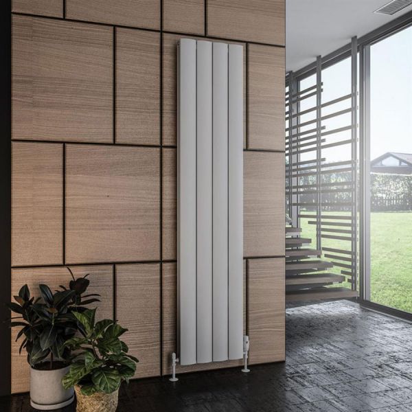 Eastbrook Guardia 1800 x 375 Matt Grey Aluminium Designer Radiator #2