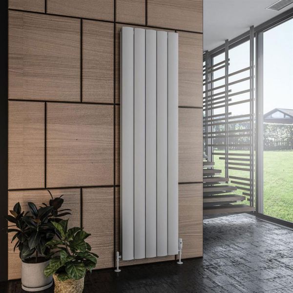 Eastbrook Guardia 1800 x 470 Matt Grey Aluminium Designer Radiator #2