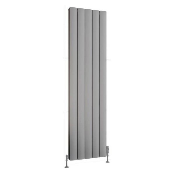Eastbrook Guardia 1800 x 470 Matt Grey Aluminium Designer Radiator
