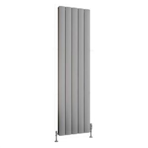 Eastbrook Guardia 1800 x 470 Matt Grey Aluminium Designer Radiator