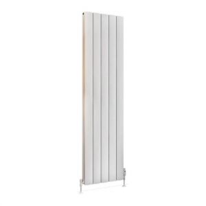 Eastbrook Guardia 1800 x 470 Matt White Aluminium Designer Radiator