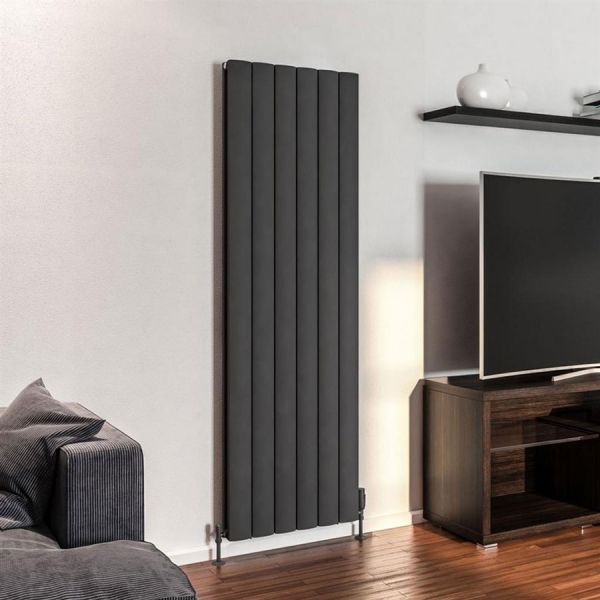 Eastbrook Guardia 1800 x 565 Matt Anthracite Aluminium Designer Radiator #2