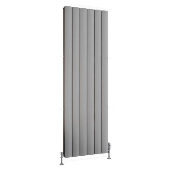 Eastbrook Guardia 1800 x 565 Matt Grey Aluminium Designer Radiator