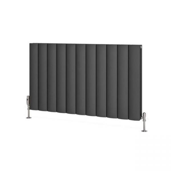 Eastbrook Guardia 600 x 1040 Matt Anthracite Aluminium Designer Radiator