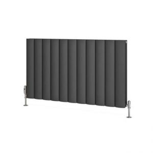 Eastbrook Guardia 600 x 1040 Matt Anthracite Aluminium Designer Radiator