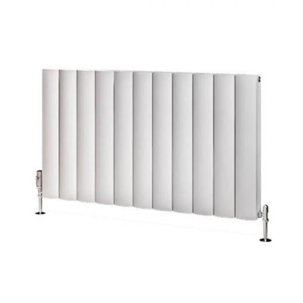 Eastbrook Guardia 600 x 1040 Matt White Aluminium Designer Radiator