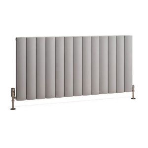 Eastbrook Guardia 600 x 1230 Matt Grey Aluminium Designer Radiator