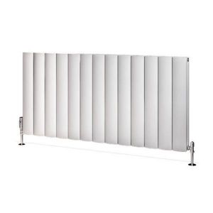Eastbrook Guardia 600 x 1230 Matt White Aluminium Designer Radiator