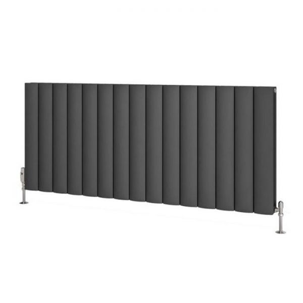 Eastbrook Guardia 600 x 1420 Matt Anthracite Aluminium Designer Radiator