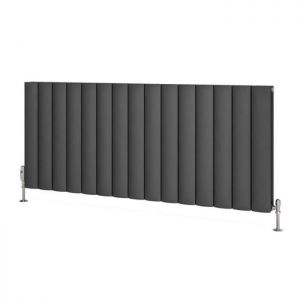 Eastbrook Guardia 600 x 1420 Matt Anthracite Aluminium Designer Radiator