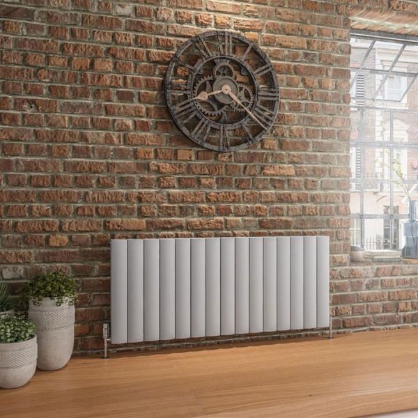 Eastbrook Guardia 600 x 1420 Matt Grey Aluminium Designer Radiator #2