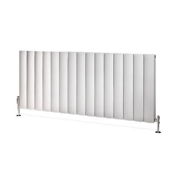 Eastbrook Guardia 600 x 1420 Matt White Aluminium Designer Radiator