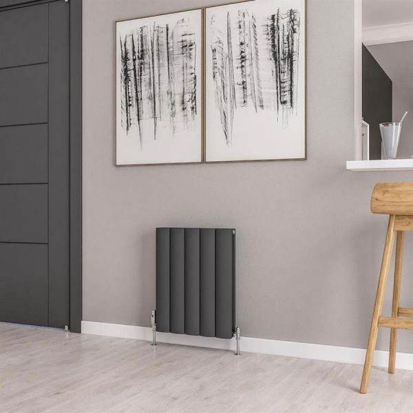 Eastbrook Guardia 600 x 470 Matt Anthracite Aluminium Designer Radiator #2