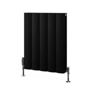 Eastbrook Guardia 600 x 470 Matt Black Aluminium Designer Radiator