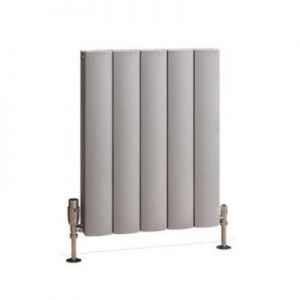 Eastbrook Guardia 600 x 470 Matt Grey Aluminium Designer Radiator