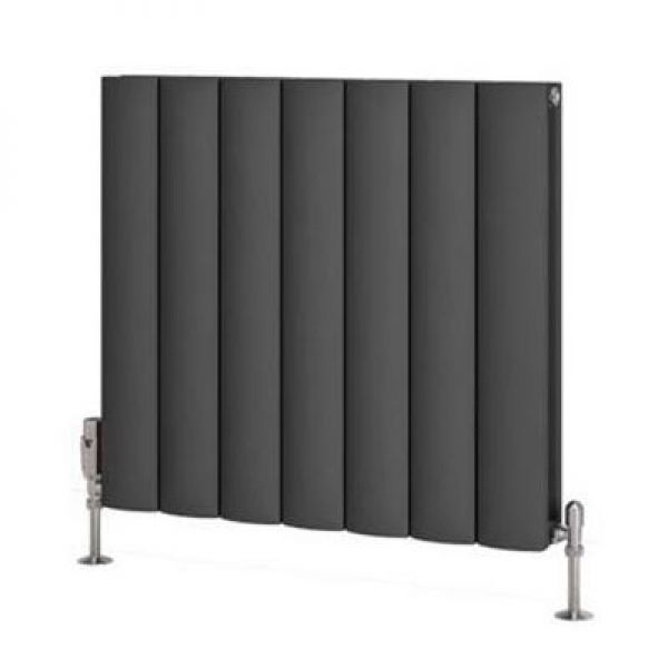Eastbrook Guardia 600 x 660 Matt Anthracite Aluminium Designer Radiator