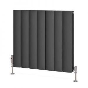 Eastbrook Guardia 600 x 660 Matt Anthracite Aluminium Designer Radiator