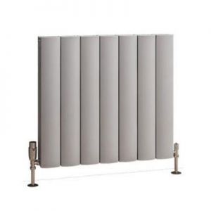 Eastbrook Guardia 600 x 660 Matt Grey Aluminium Designer Radiator