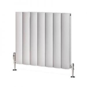 Eastbrook Guardia 600 x 660 Matt White Aluminium Designer Radiator