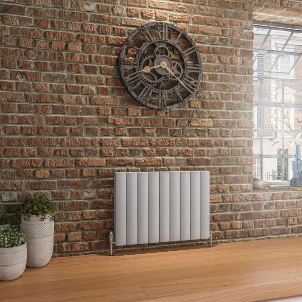 Eastbrook Guardia 600 x 850 Matt Grey Aluminium Designer Radiator #2