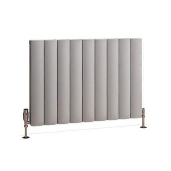 Eastbrook Guardia 600 x 850 Matt Grey Aluminium Designer Radiator