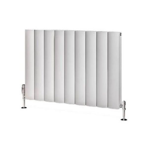 Eastbrook Guardia 600 x 850 Matt White Aluminium Designer Radiator