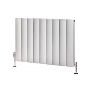 Eastbrook Guardia 600 x 850 Matt White Aluminium Designer Radiator