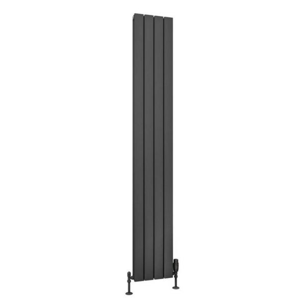 Eastbrook Hadleigh 1800 x 275 Matt Anthracite Aluminium Designer Radiator