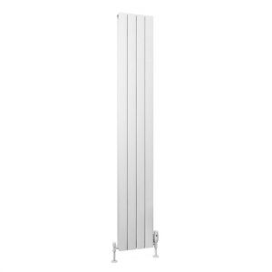 Eastbrook Hadleigh 1800 x 275 Matt White Aluminium Designer Radiator