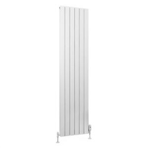Eastbrook Hadleigh 1800 x 415 Matt White Aluminium Designer Radiator