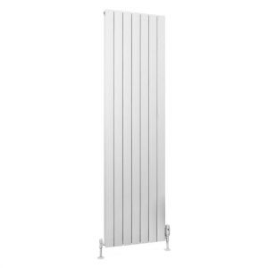Eastbrook Hadleigh 1800 x 485 Matt White Aluminium Designer Radiator