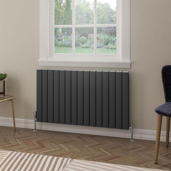 Eastbrook Hadleigh 600 x 1045 Matt Anthracite Aluminium Designer Radiator #2