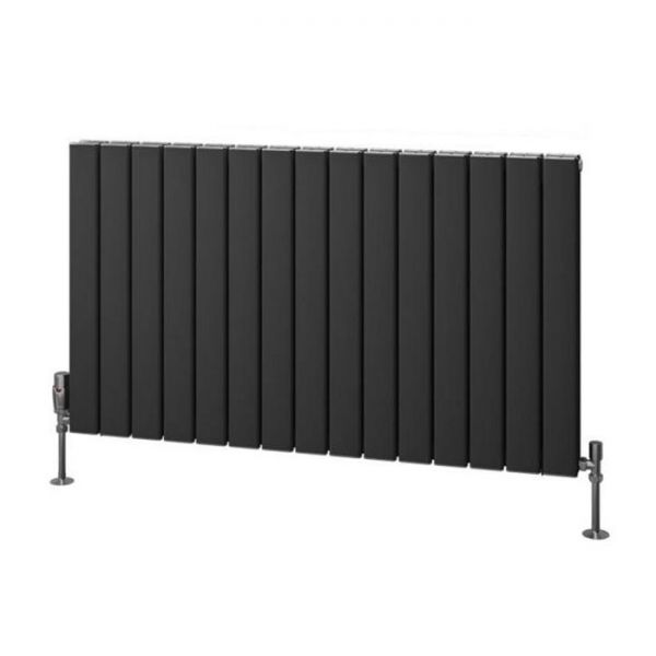 Eastbrook Hadleigh 600 x 1045 Matt Anthracite Aluminium Designer Radiator