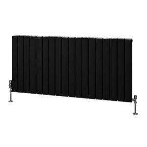 Eastbrook Hadleigh 600 x 1255 Matt Black Aluminium Designer Radiator