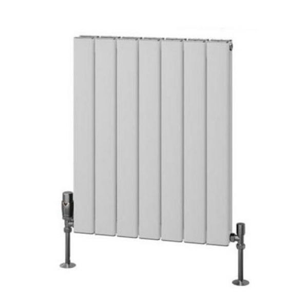 Eastbrook Hadleigh 600 x 485 Matt White Aluminium Designer Radiator