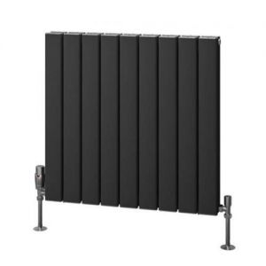 Eastbrook Hadleigh 600 x 625 Matt Anthracite Aluminium Designer Radiator