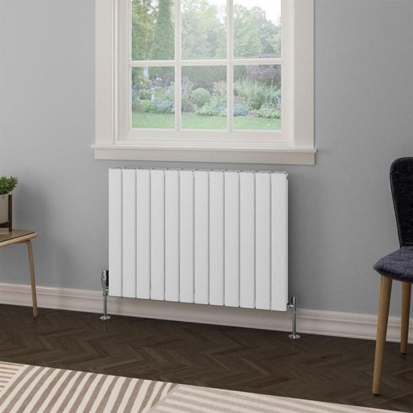 Eastbrook Hadleigh 600 x 835 Matt White Aluminium Designer Radiator #2