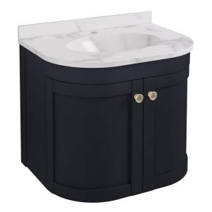 Eastbrook Hardwick 600 Anthracite Wall Hung Curved Vanity Unit