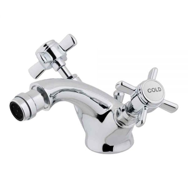 Eastbrook Haymarket Chrome Mono Bidet Mixer Tap with Pop Up Waste