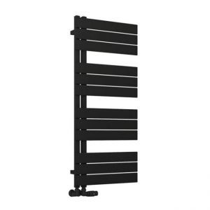 Eastbrook Helmsley 1150 x 500 Matt Black Designer Towel Rail