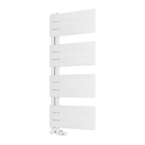 Eastbrook Helmsley 1150 x 500 Matt White Designer Towel Rail