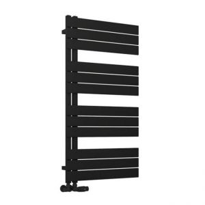 Eastbrook Helmsley 1150 x 600 Matt Black Designer Towel Rail