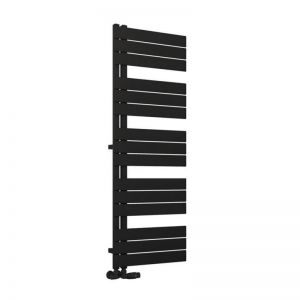 Eastbrook Helmsley 1400 x 500 Matt Black Designer Towel Rail