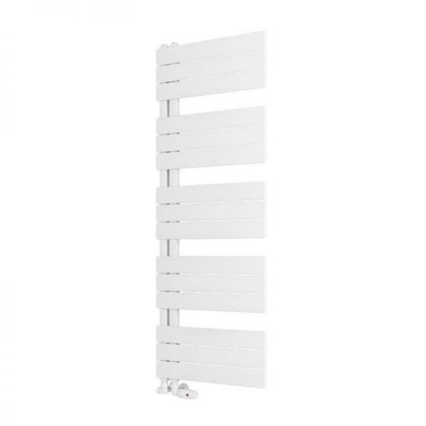 Eastbrook Helmsley 1400 x 500 Matt White Designer Towel Rail