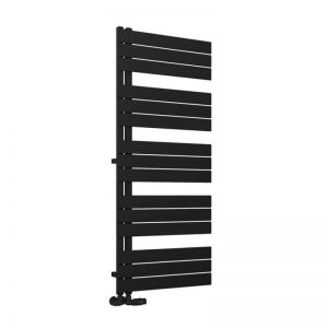 Eastbrook Helmsley 1400 x 600 Matt Black Designer Towel Rail
