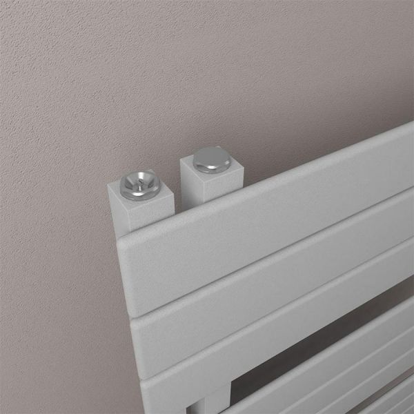 Eastbrook Helmsley 1400 x 600 Matt Grey Designer Towel Rail #3