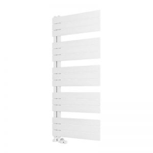 Eastbrook Helmsley 1400 x 600 Matt White Designer Towel Rail